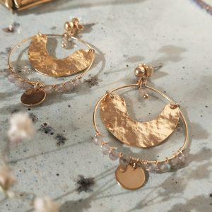 photo boucles oreilles palmy