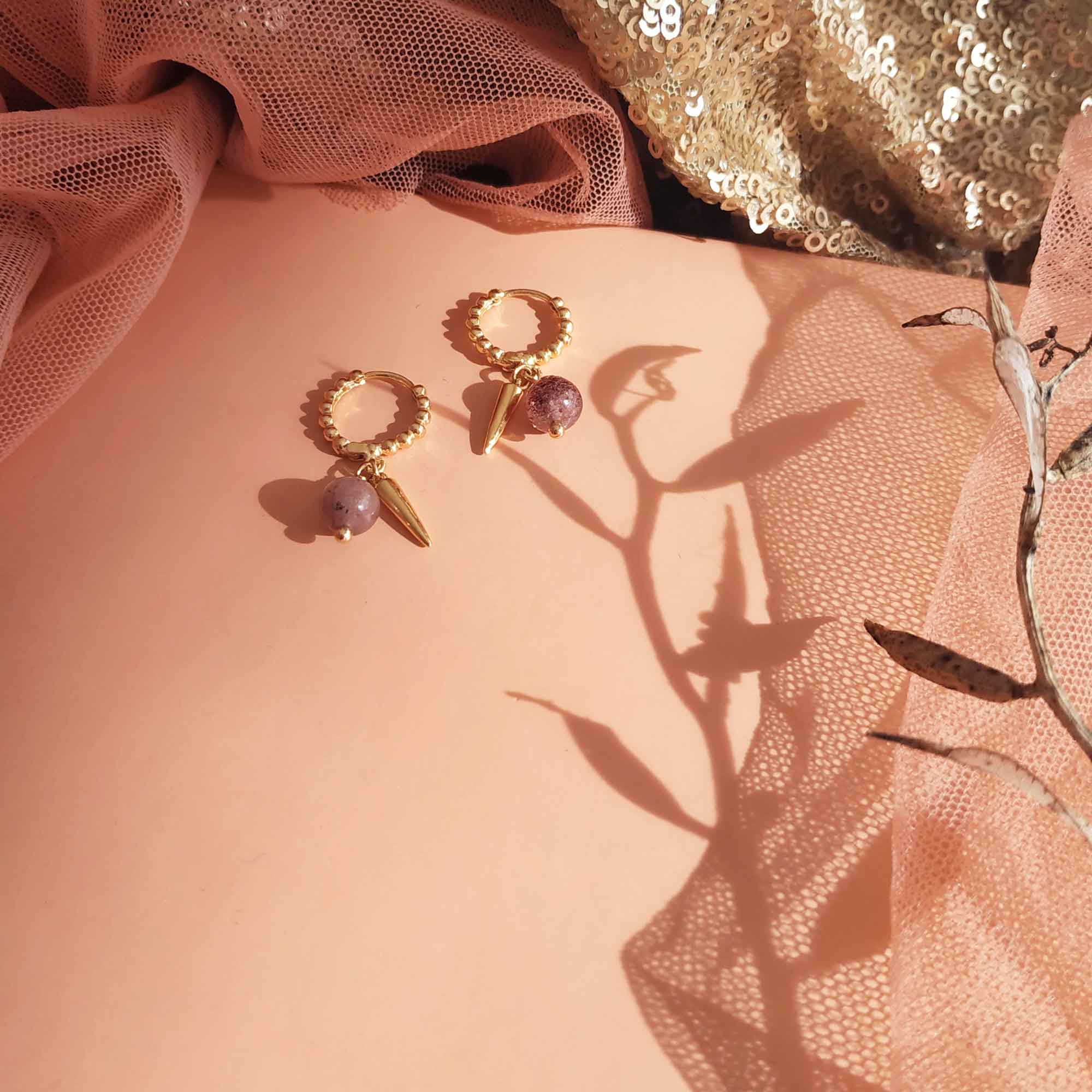 photo creoles ginger rouge rose