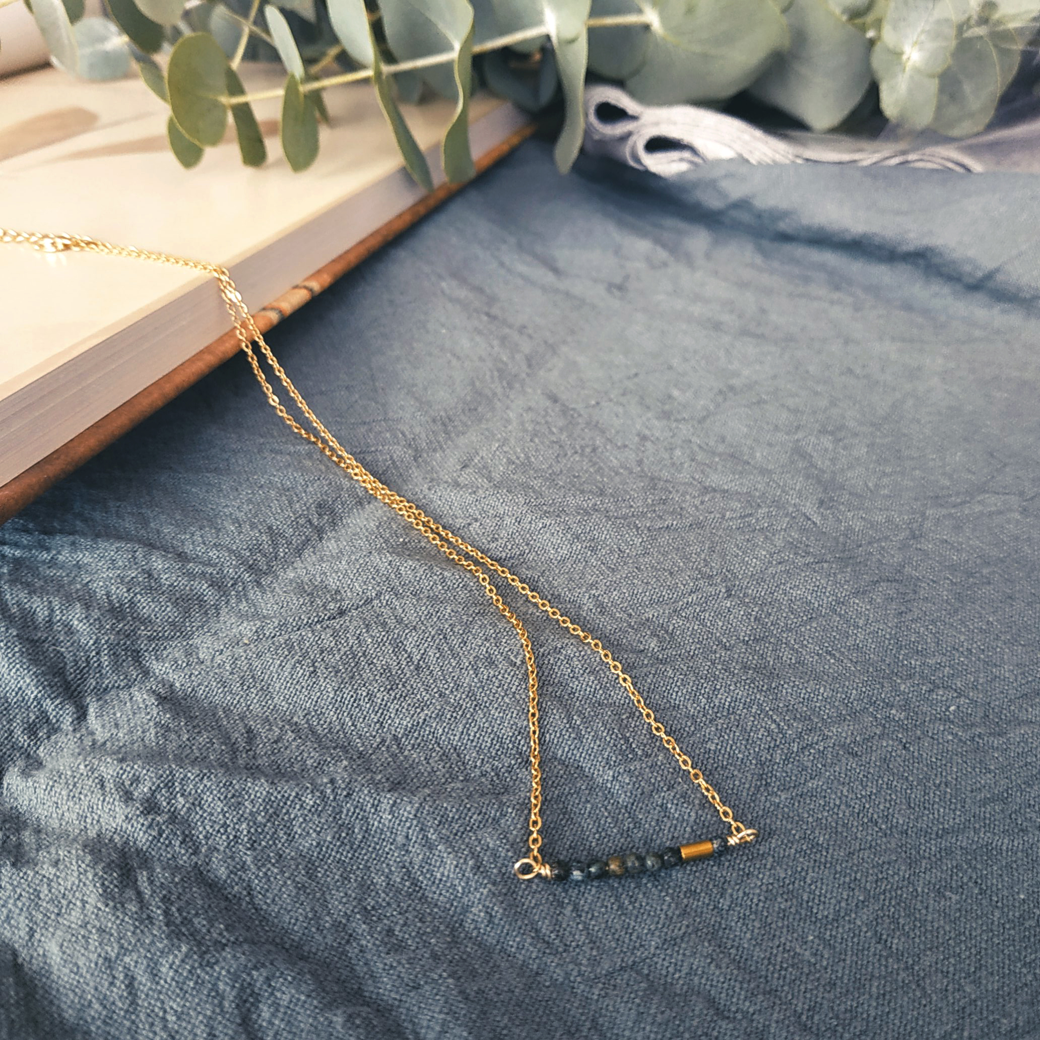 image collier norah turquoise africaine