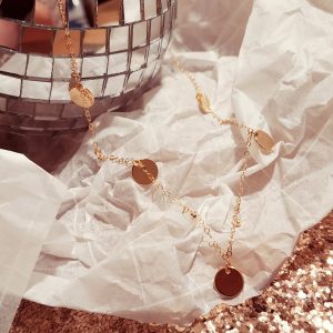 Collier pampilles et mini pierres Romy