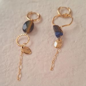 Boucles d'oreilles asymétriques TOMÖ